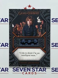 Game Of Thrones Iron Anniversary Relic Quote Tyrion Lannister - Intelligent Man - Picture 1 of 1