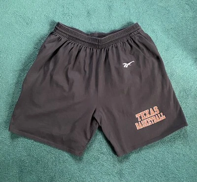 Shorts de algodão Texas Longhorns preto Reebok tamanho XXL  - Imagem 1 de 4