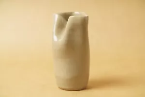 vase gobelet céramique grès vernissé forme libre signé vintage 1960 1970 - Picture 1 of 8