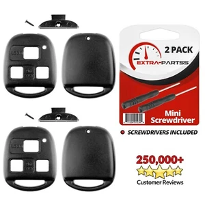 2 For 2004 2005 2006 Lexus RX330 Keyless Remote Key Fob Uncut Blade Shell Case - Picture 1 of 6