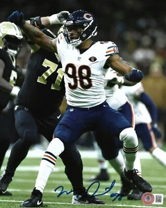 MONTEZ SWEAT signed autographed CHICAGO BEARS 8X10 photo w/ COA BECKETT PROOF - Imagen 1 de 2
