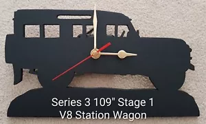 Land Rover Series 3 Stage 1 V8 109" Station Wagon Wall Clock 4x4 Ideal Gift - Picture 1 of 7