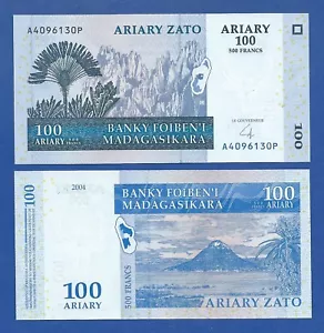 MADAGASCAR -- 100 ARIARY ( 2004 ) -- UNC -- PICK 86b . - Imagen 1 de 1