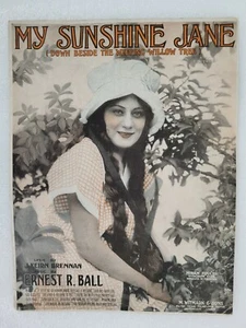 "My Sunshine Jane" by J. Keirn Brennan / Ernest R. Ball Vintage Sheet Music - Imagen 1 de 3
