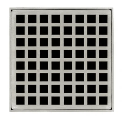 Infinity Drain QD 5-3A SS 5" X 5" Kit de drenaje de alto flujo de acero inoxidable satinado Foto 1 de 3