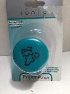 TONIC STUDIOS craft paper punch *STOCKING* border system NEW christmas holiday