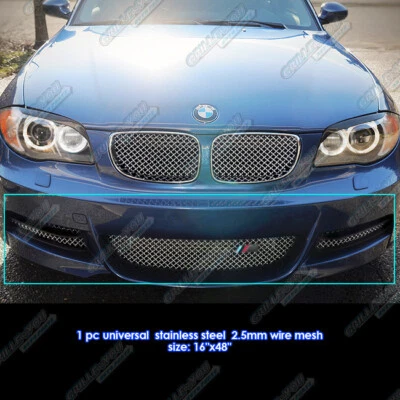 Se adapta a rejilla universal de malla de alambre de acero inoxidable cromado de 2,5 mm 16"x48" 1 pieza/juego Foto 1 de 3