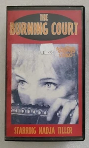 The Burning Court VHS Very Rare Horror  - Picture 1 of 5