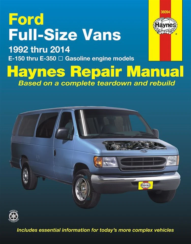 Ford Econoline E-150, E-250, E-350 Repair Manual 1992-2014 - Image 1 of 1