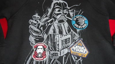 XS Size 4 Darth Vader Black Sweatshirt NWT Disney Parks  - Image 1 of 4