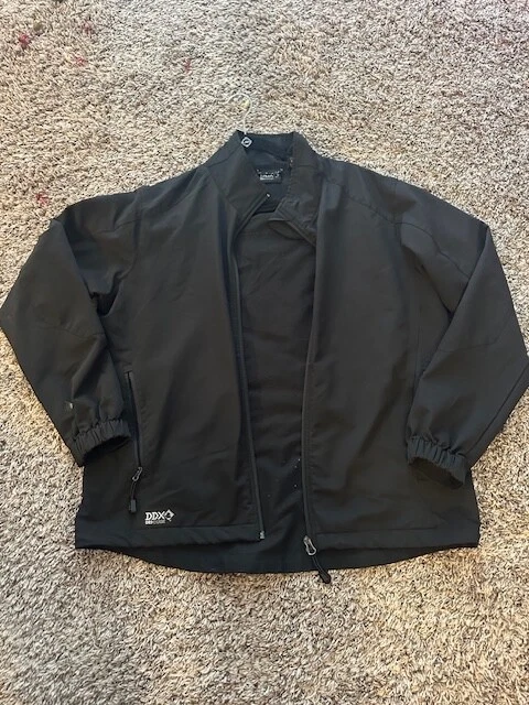 Chaqueta Dri Duck DDX para mujer XL negra bolsillos con cremallera completa Foto 1 de 2