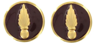 Pair Of Collar Insignia From The Army Health Service Ceremony Uniform - Picture 1 of 1