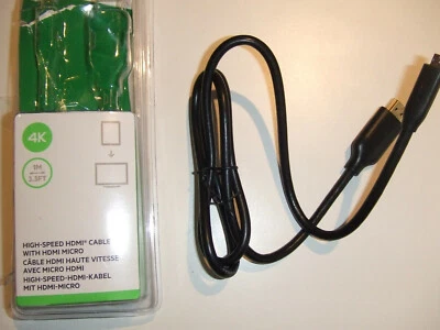 Belkin HDMI Anschlusskabel 1.00m Audio Return Channel, vergoldete Steckkontakte, - Bild 1 von 2
