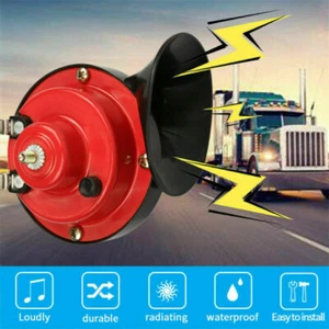 12V 300DB Super Loud Train Horn Waterproof for Motorcycle Car Truck SUV Boat - Picture 1 of 12