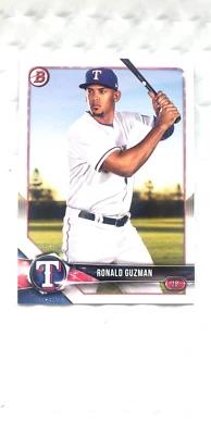 2018 Bowman PROSPECTS - Ronald Guzman - CARD  # BP 122 - NICE CARD - NRMNT/MINT - Image 1 of 4