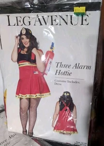 XX 83790 Three Alarm Fire Fireman Firewoman Leg Avenue Plus Size Woman Costume - Picture 1 of 1