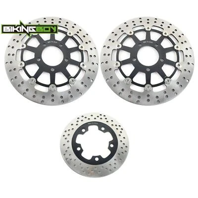 For Suzuki Round Front Rear Brake Rotors TL 1000 S 1997-2001 GSX-R 600 1997-2003 - Image 1 of 4