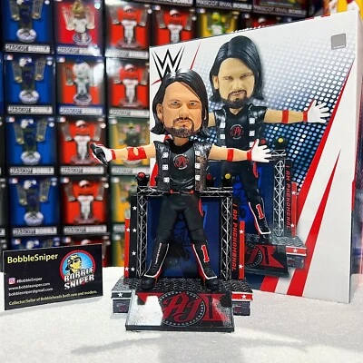 Bobblehead exclusivo de leyenda de la WWE WWF de lucha libre "I Am Phenomenal" de AJ STYLE Foto 1 de 4