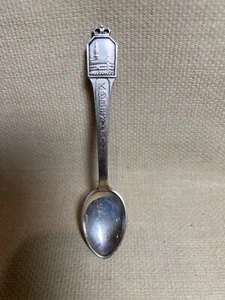 Vtg 4 1/2” Sterling Sil Souvenir Spoon BH Bernhard Hertz Denmark Kobenhavn 16gm - Picture 1 of 5