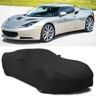 Outdoor Car Cover Stain Stretch Waterproof Custom Black For Lotus Evora 2010-19 - image 1 of 4