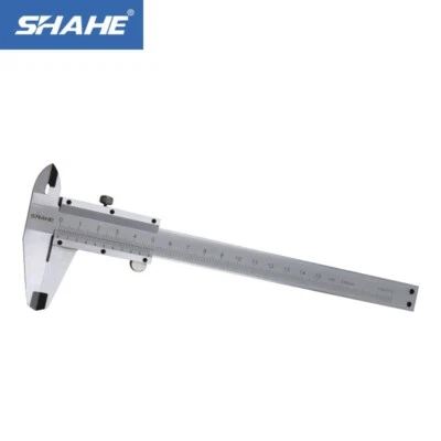 SHAHE 6'' 150mm Stainless Steel VernierCaliper 0.02mm Caliper Measuring Tools - Image 1 of 4
