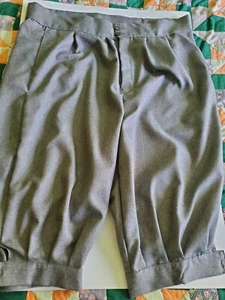 Men's Gray Breeches Pants Renaissance Festival Pirate xL Approx 48 inches - Picture 1 of 8