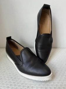 Everlane Größe 6,5 The Street Schuh schwarz Leder Slipper Sneaker Damen Halbschuh - Bild 1 von 8