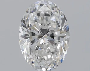 Oval Cut 1.78 CT Certified AGI Natural Mined Diamond Loose D color VVS2 clarity - Picture 1 of 2