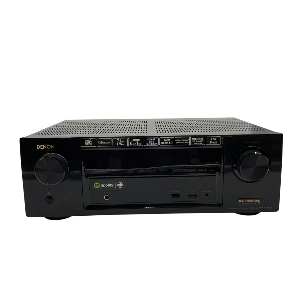 FOR PARTS Denon AVR-X1100W Ultra HD A/V Receiver 4K 7.2-Channel #FP4562 - Image 1 of 4