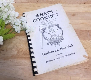 What's Cookin' ? In Cheektowaga NY 1959 Christian Women's Fellowship Spiral PB - Bild 1 von 7
