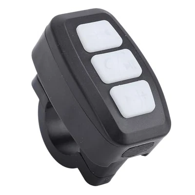 Electronic Bluetooth Media Remote Control Car Bike Motorcycle Steering Wheel ... - Image 1 of 4