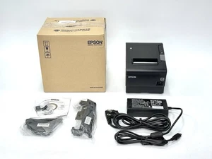 Impresora térmica de recibos POS EPSON TM-T88VI Ethernet, USB, serie M338A EXCELENTE - Imagen 1 de 20