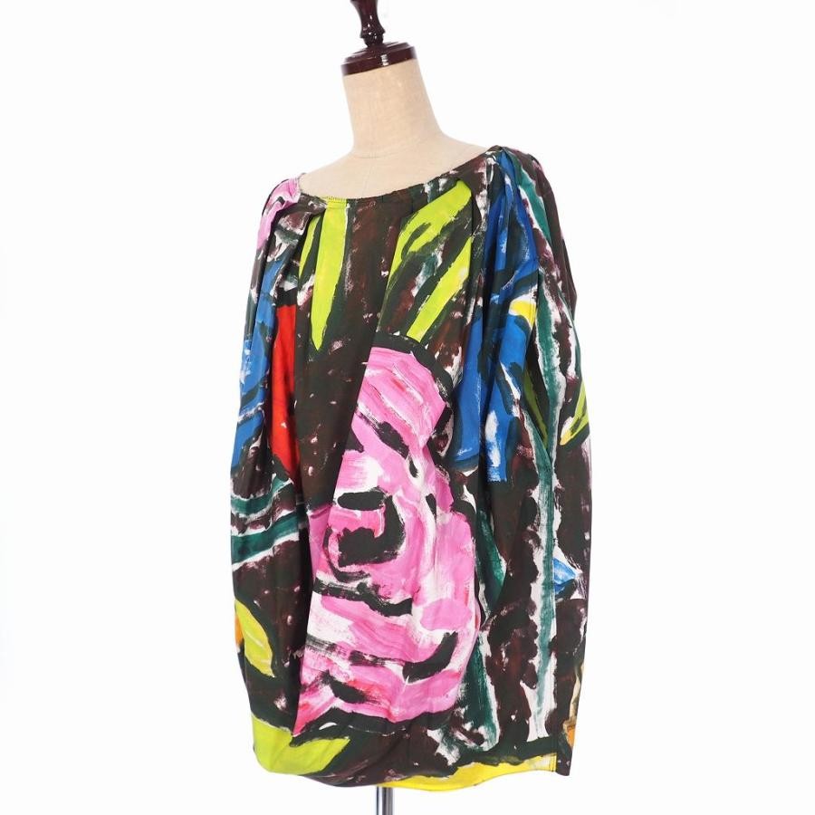 トップス 00s MARNI \"Abstract Floral Blouse\" Marni Top - Pink Floral - Petal & Pup USA