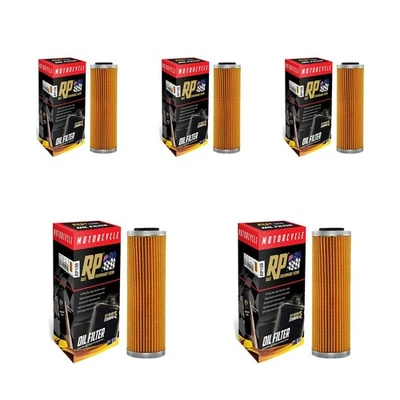 Paquete de 5 filtros de aceite RP para Ducati 1199 Panigale S 2012-2015 Foto 1 de 2