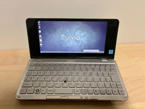 SONY VAIO VGN P70H Atom CPU Z520 1.33GHz RAM 2GB HDD 60GB Win Vista Home Basic - Imagen 1 de 9