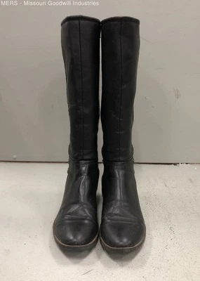 Botas hasta la rodilla Madelyn de cuero negro Baretraps para hombre - EE. UU. 8 Foto 1 de 4