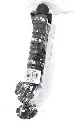 Vivitar Rubberized Spider Tripod Black VIV-SP-12-BLK 10" L Flexible Stand - Image 1 of 4