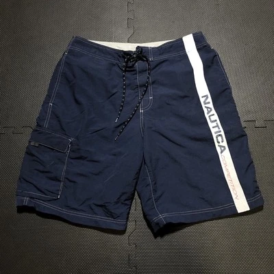 Pantalones Cortos de Colección Y2K Nautica Competición Atléticos 3M Reflectantes Para Hombre 34W Foto 1 de 4