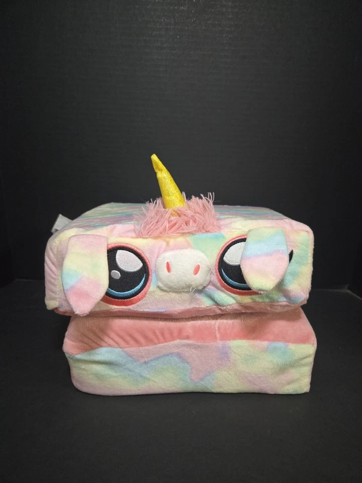 Almohada para dormir Kid Cube Pink Tye Dye Unicornio 2 en 1 Foto 1 de 4