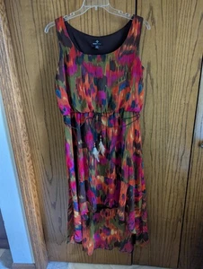 Ronni Nicole Sleeveless Southwest Style High/Low Sundress-Size 12 - Picture 1 of 7