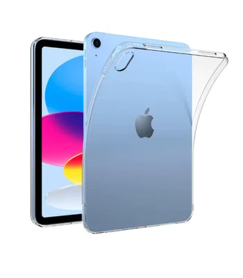 For iPad 10th Gen A16 Case Ultra Thin Clear Soft Silicone Cover Air 5/4 Pro 11 - Image 1 of 4