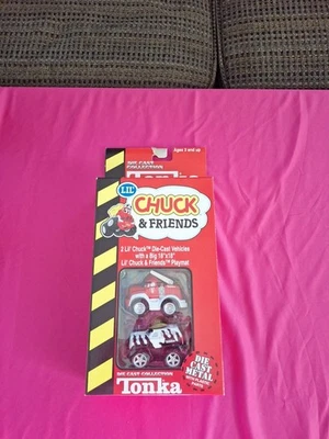 2 Lil Chuck And Friends Die Cast Tonka Vehicles With A Big 18 X 18 Playmat - Image 1 of 4