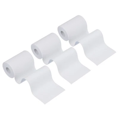 3 Rolls 5.5yd x 4in Kinesiology Tape Adhesive Cotton Sport Muscle Tape White Foto 1 de 4