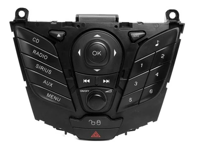 Painel de controle de rádio Ford Fiesta original do fabricante 2011 2012 2013 AE8T-18k811-AA - Imagem 1 de 4