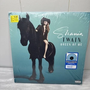 Shania Twain Queen Of Me Baby Blue Vinyl LP Walmart Exclusive Sealed. - Imagen 1 de 4
