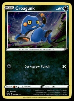 Croagunk SWSH245 SWSH: Sword & Shield Promo Cards Pokemon - Image 1 of 2