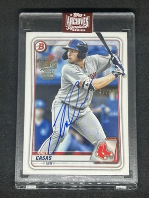 2023 Topps Archives Signature Series baseball card  Triston Casas /99 - Image 1 of 2