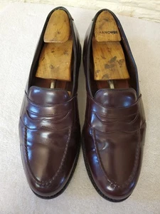 Allen Edmonds Mens Randph Penny Lofaers Burgandy 8.5 C - Picture 1 of 13