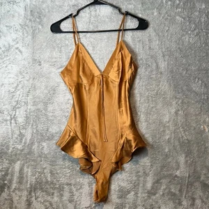SKIMS Silk Teddy Bronze Women’s Sz XS New - Picture 1 of 5