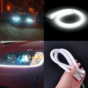 Car lights Vehicles White 6000K 60cm Auto Hose Strips Bar DC 12V Daytime - Picture 1 of 12